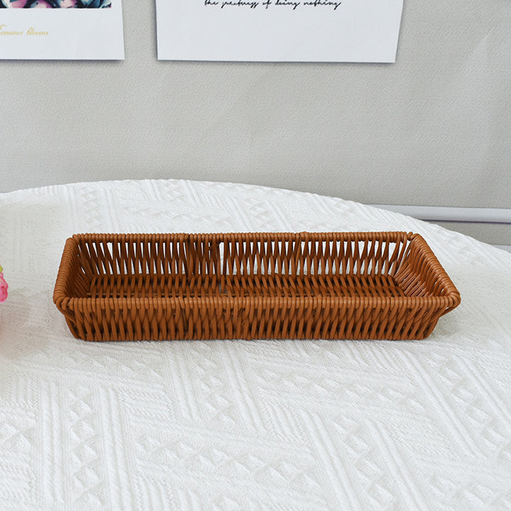 Rectangular Handwoven Storage Tray Kalsten