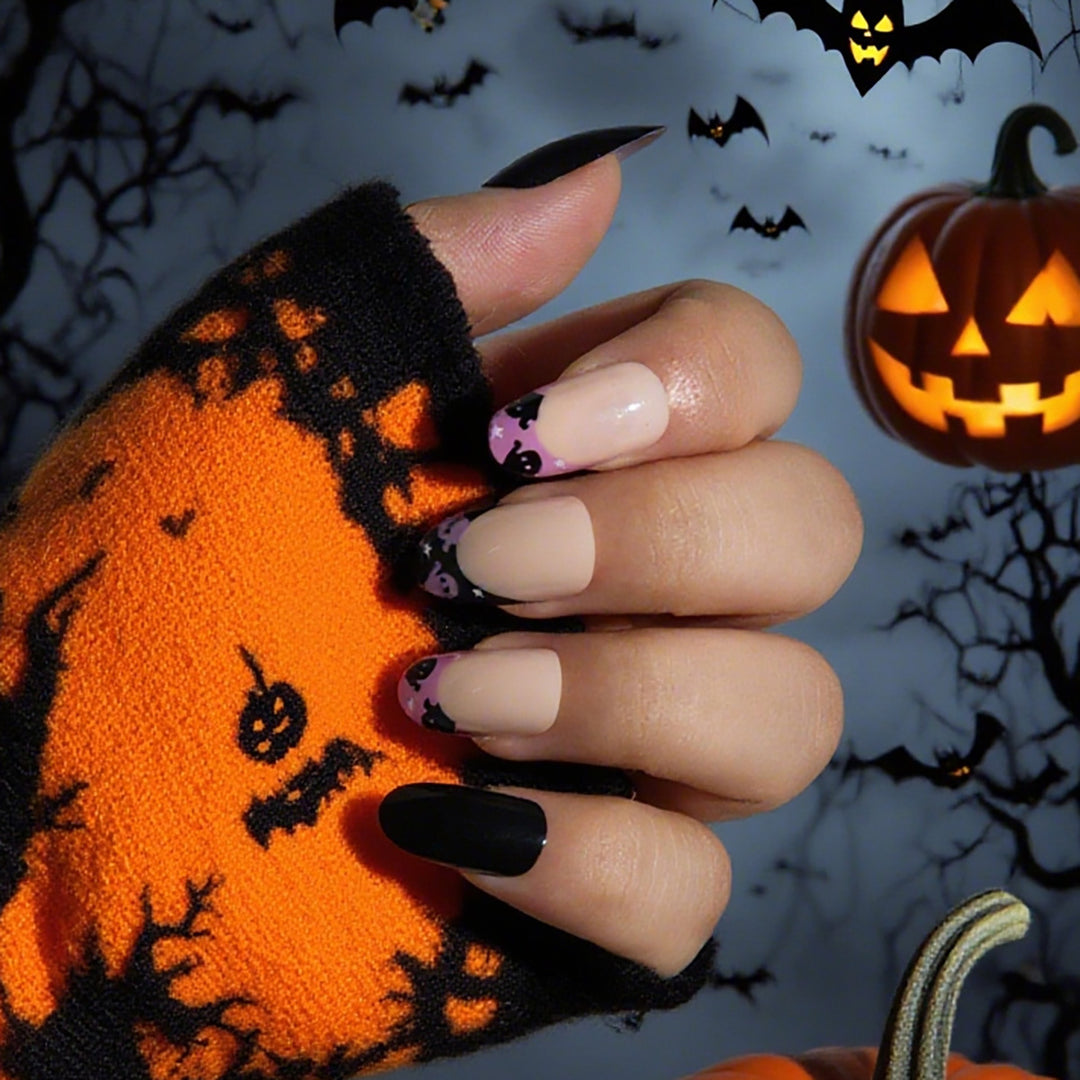 Halloween-Themed Artistic Press-On Nails Kalsten