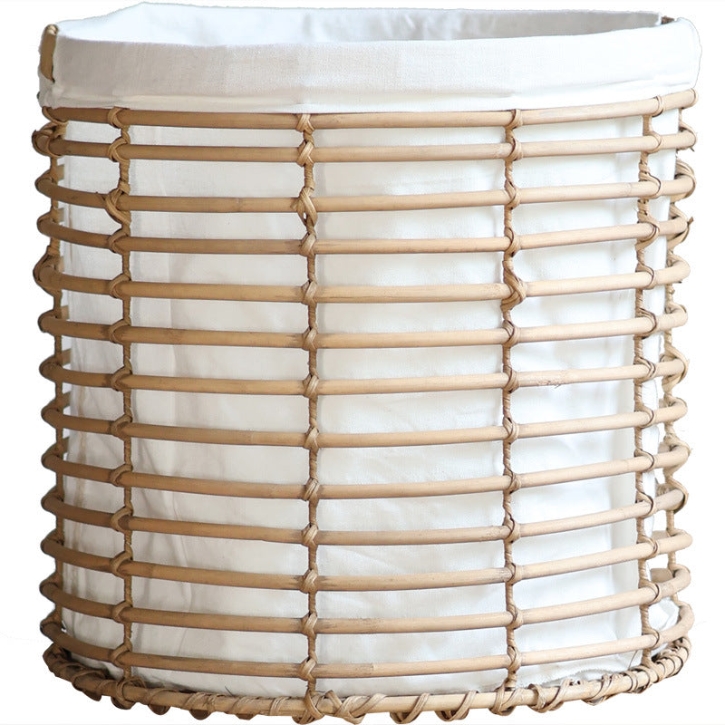 Decorative storage basket with fabric lining Kalsten