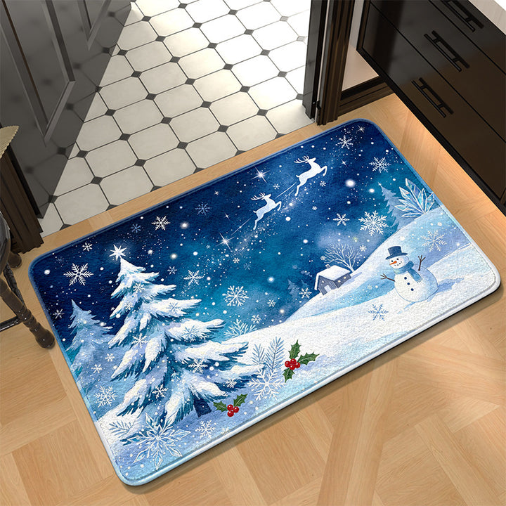Festive Holiday Kitchen Mat Kalsten