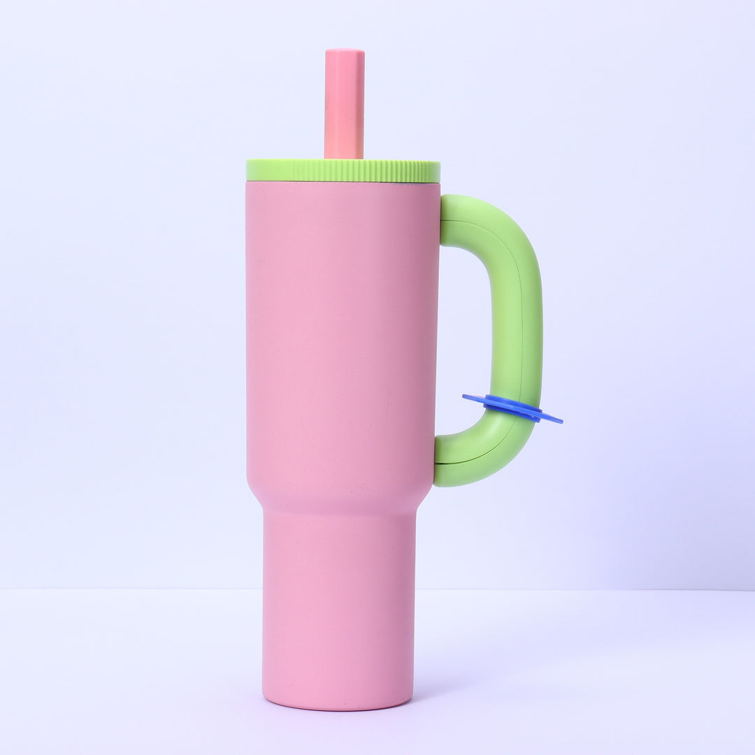Unisex Practical Drinking Cup with Integrated Straw Kalsten