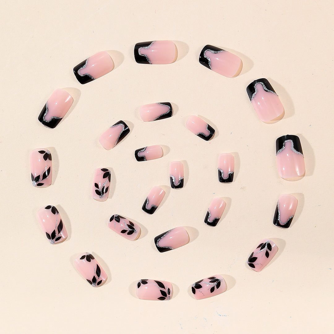 Elegant Floral Accented Nail Art Kalsten