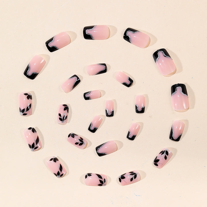 Elegant Floral Accented Nail Art Kalsten