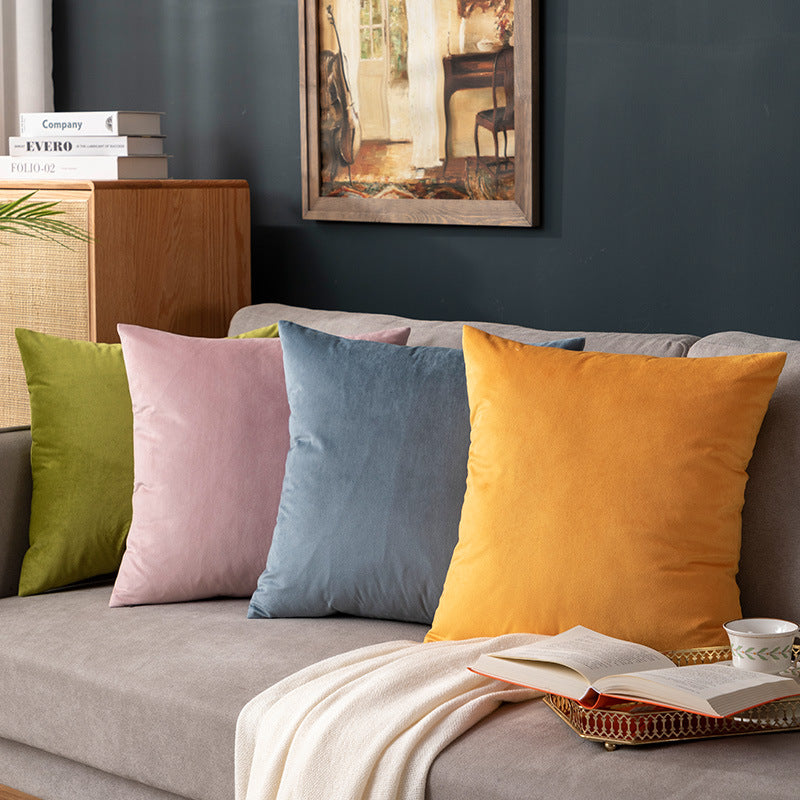 Plush Velvet Decorative Pillow