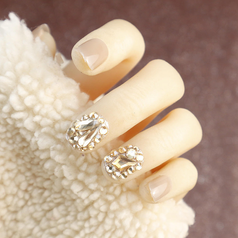 Decorative Rhinestone Press-On Nail Kit
