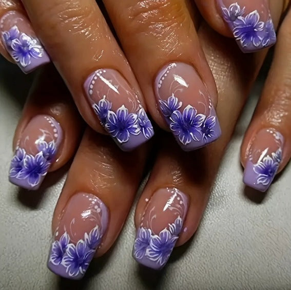 Floral Design Acrylic Nail Art Enhancements Kalsten 1789915992