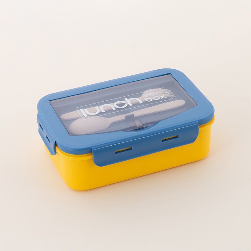 BPA-Free Lunch Box with Cutlery Set