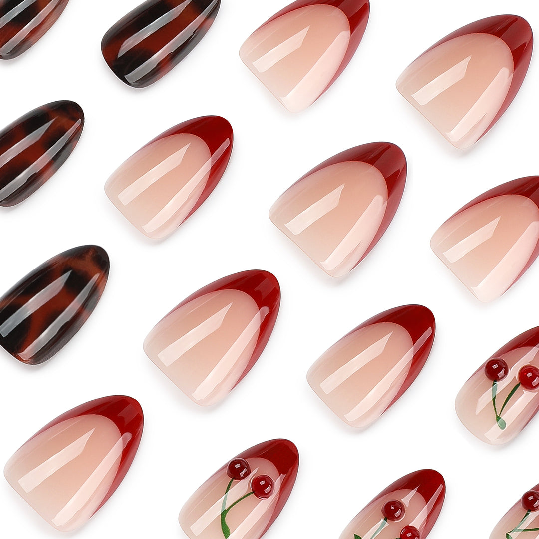 Creative Nail Art in Cherries Design Kalsten