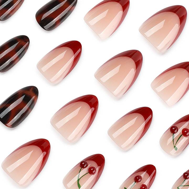 Creative Nail Art in Cherries Design Kalsten