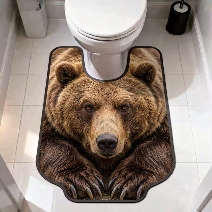 Poolbear Theme Decorative Bath Mat