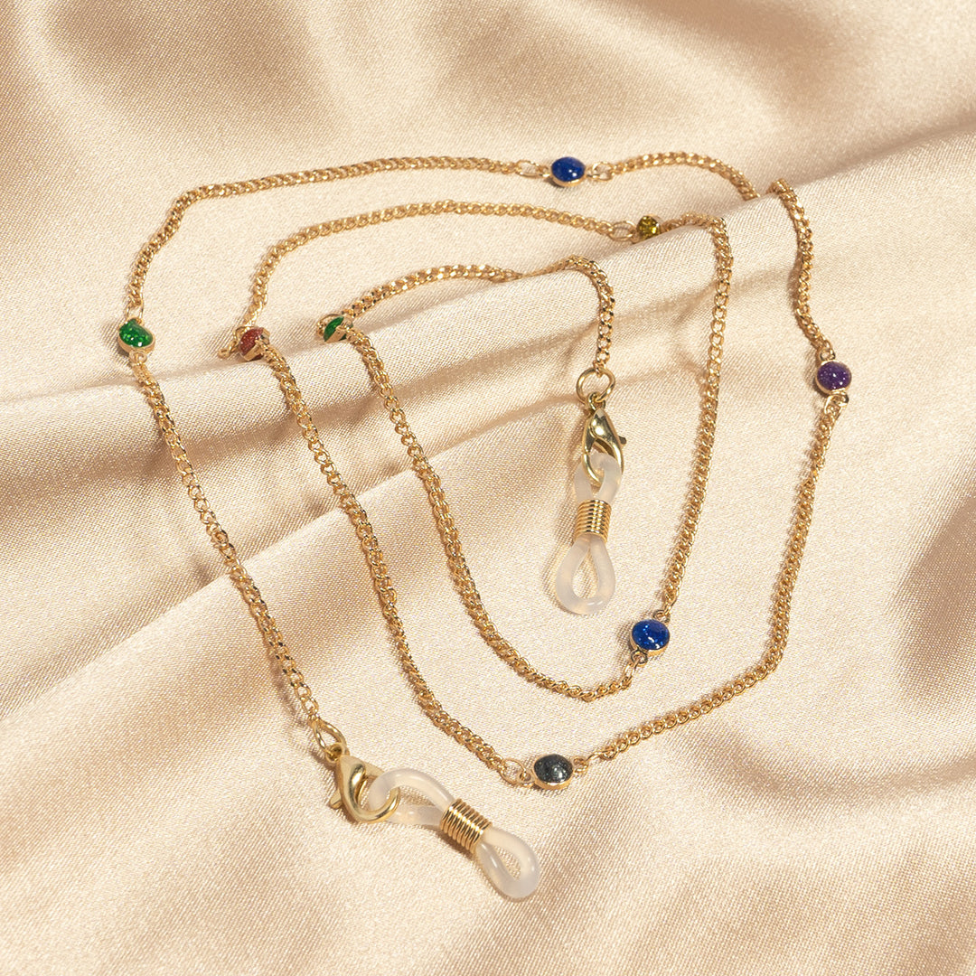 Decorative Eyewear Chain with Colorful Beads Kalsten