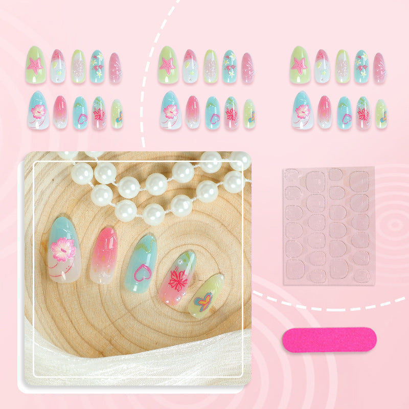 Creative Press-On Nail Art Set