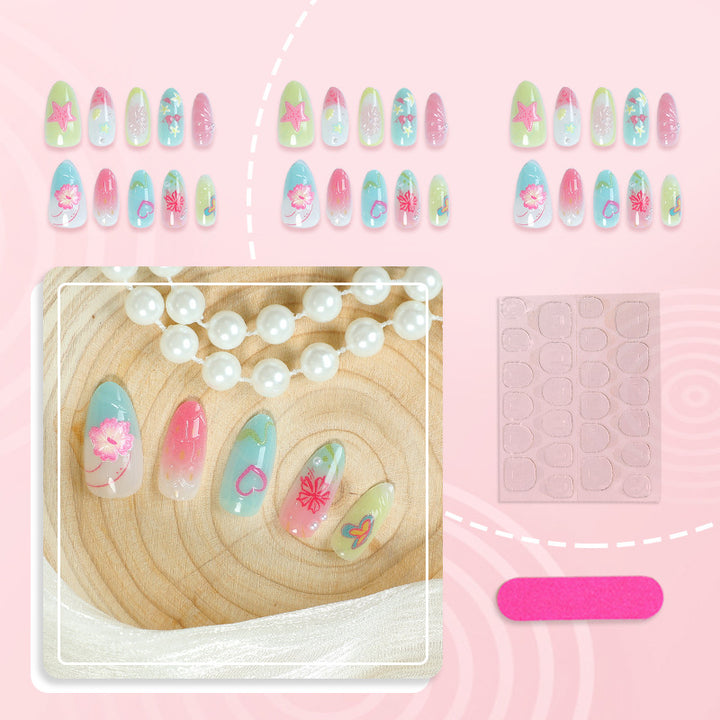 Creative Press-On Nail Art Set
