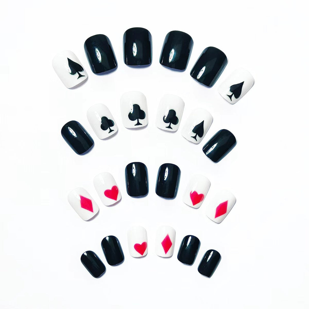 Playing Card-Themed Nail Art Kalsten