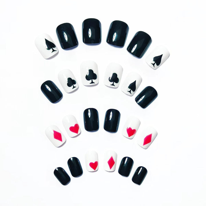Playing Card-Themed Nail Art Kalsten
