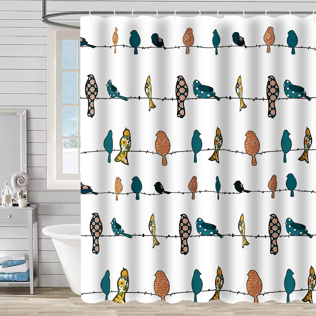 Nature-Inspired Shower Curtain Kalsten