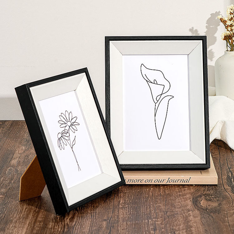 Minimalist Line Art Frame for Wall Decor