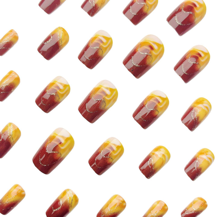 Marble Design Nail Art Kalsten