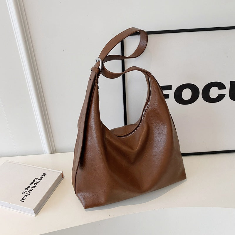 Soft Leather Hobo Handbag Kalsten