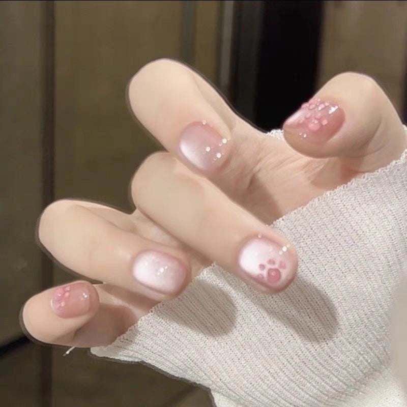 Cute Bear-Themed Press-On Nail Set Kalsten