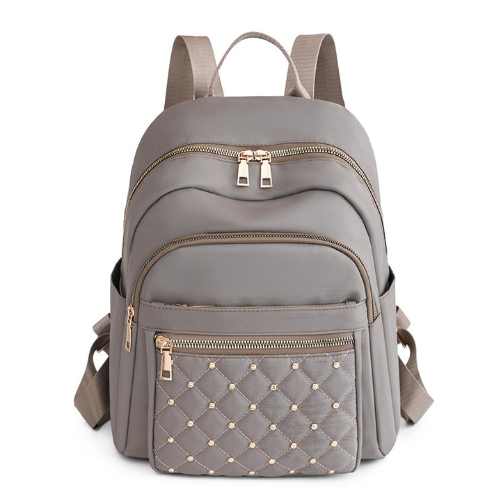 Elegant Quilted Multi-Pocket Backpack