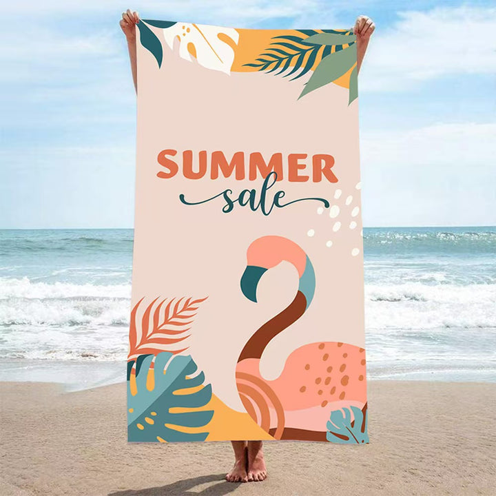 Women's beach towel with creative golf theme Kalsten