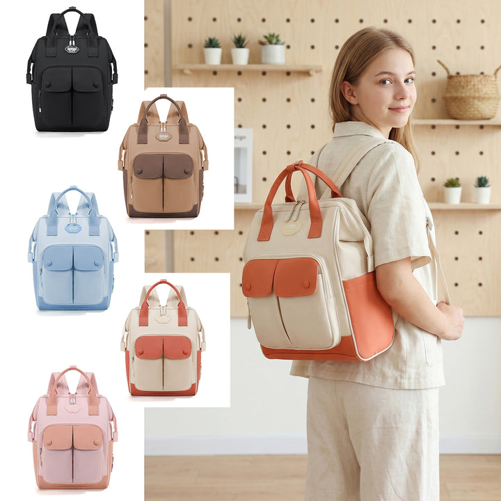 Multi-Pocket Stylish Diaper Backpack Kalsten