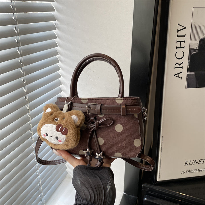 Playful Polka Dot Mini Handbag