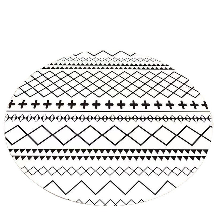 Bohemian Geometric Pattern Area Rug Kalsten