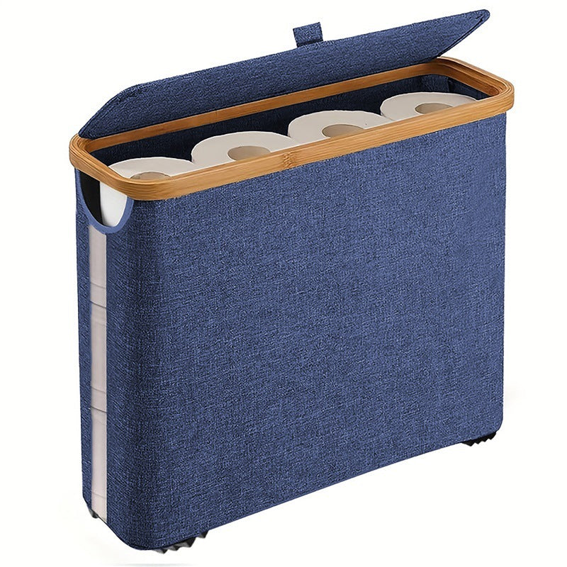 Sustainable recycling organizer with bamboo lid Kalsten