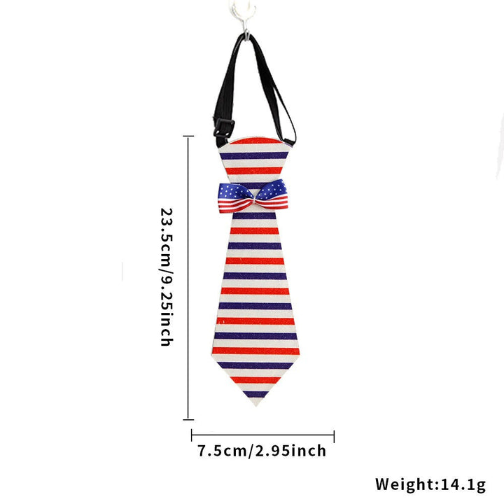 Unisex decorative pet tie with adjustable collar and bow accent Kalsten