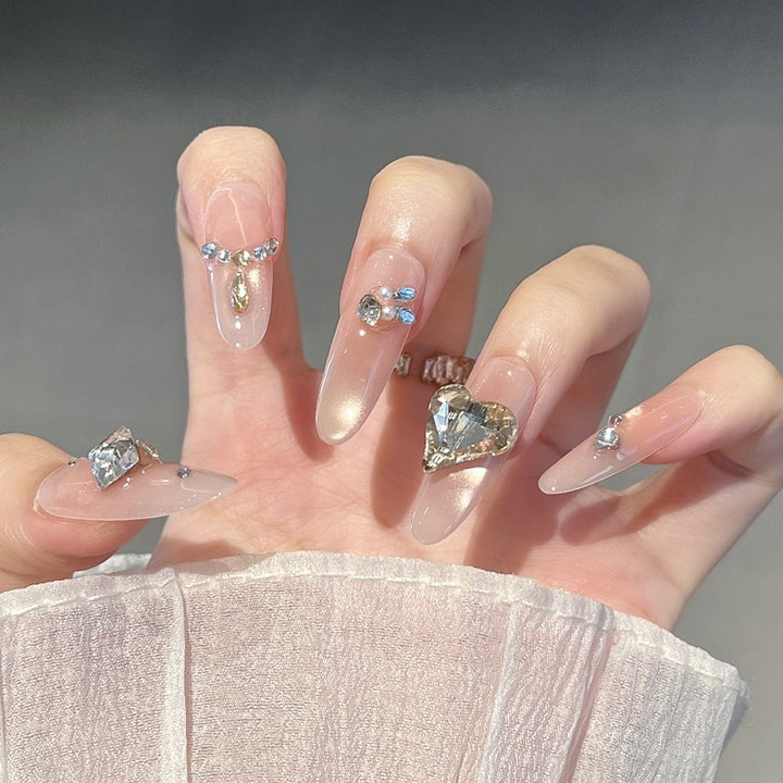 Elegant Decorative Press-On Nail Art Kalsten