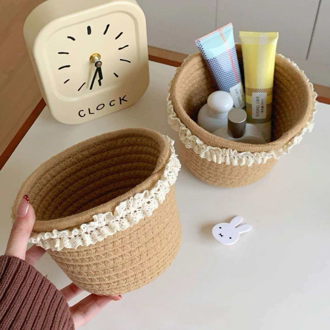 Handcrafted storage basket Kalsten