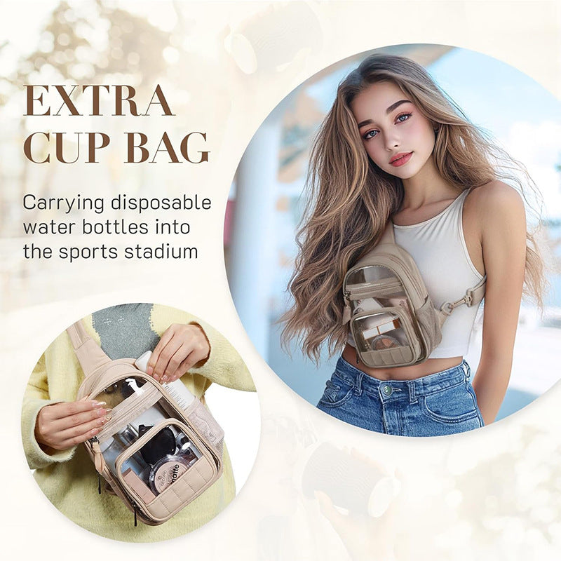 Multifunctional Transparent Sling Bag Kalsten