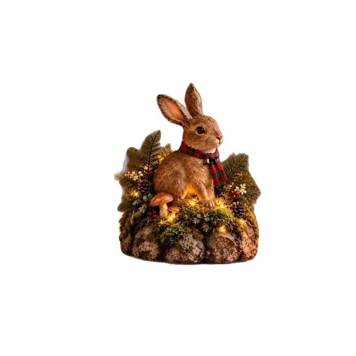 Decorative rabbit with Christmas motif Kalsten