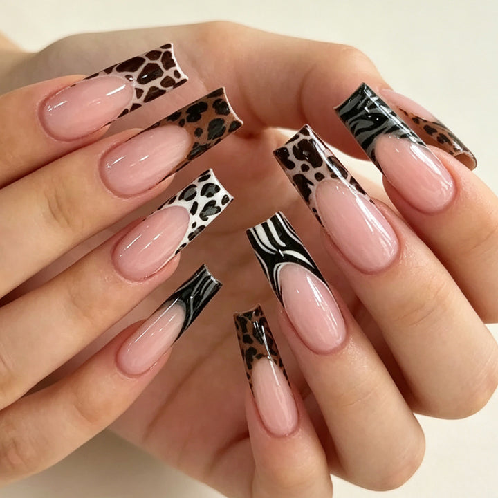 Artistic Animal Print Press-On Nail Set Kalsten
