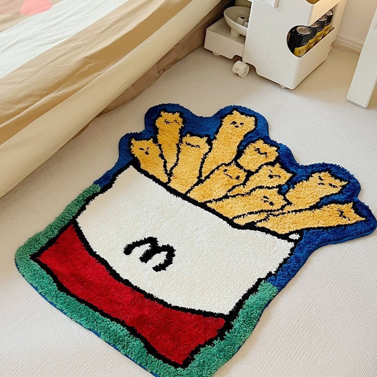 Fun Fast Food Themed Kalsten Rug