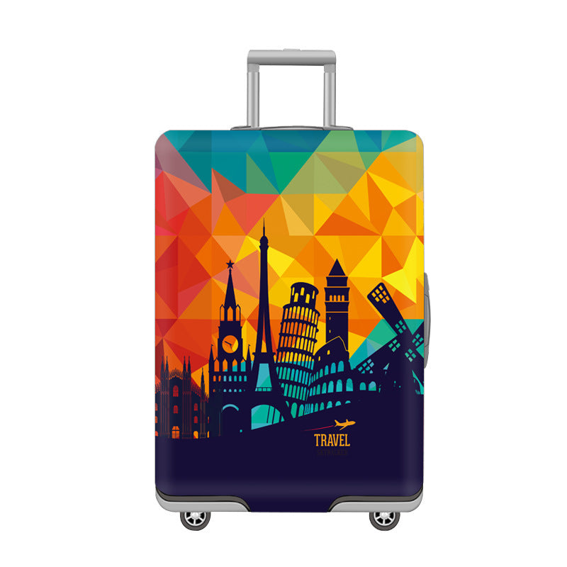 Women's hard-shell suitcase with playful cat design Kalsten
