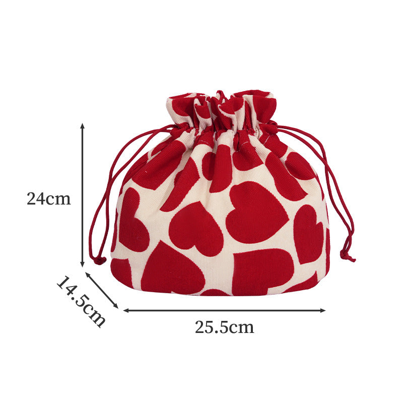 Heart Pattern Makeup Pouch Kalsten