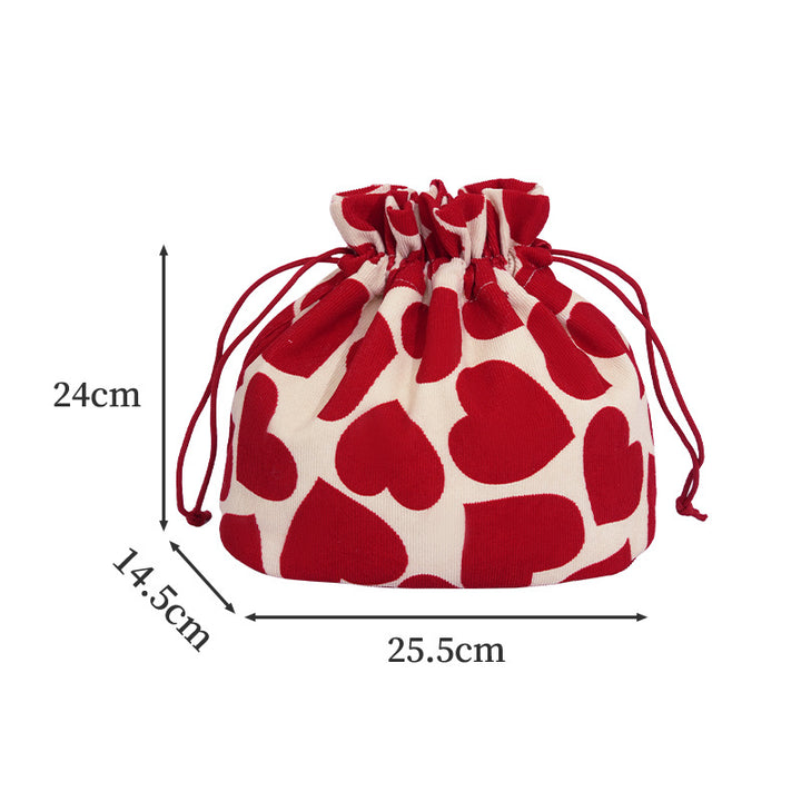 Heart Pattern Makeup Pouch Kalsten