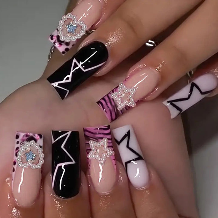 Artistic Themed Press-On Nails Kalsten