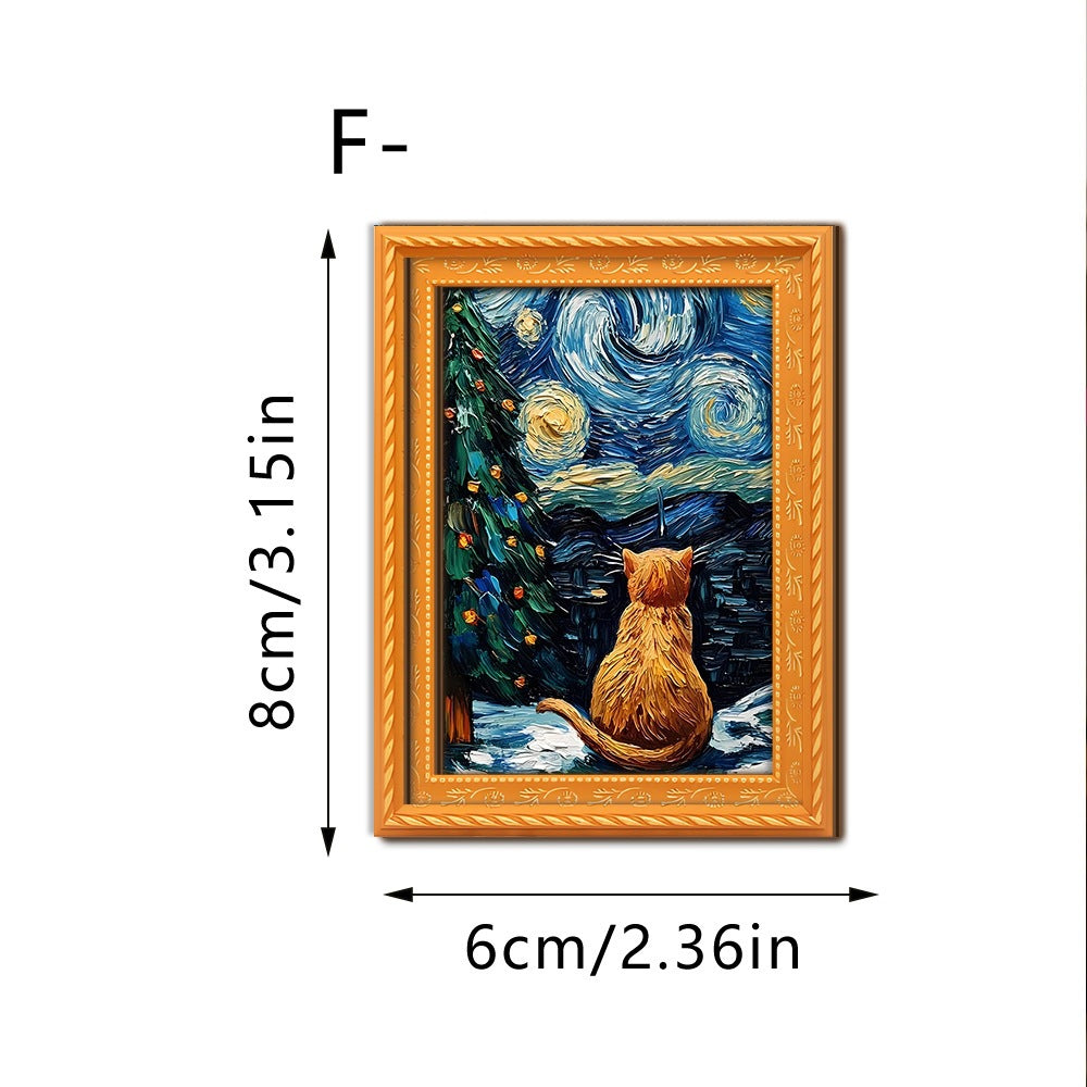 Decorative cat art with futuristic design Kalsten