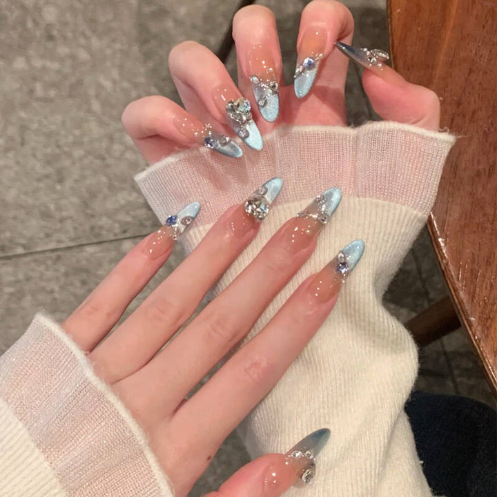 Premium Glittering Press-On Nail Extensions Kalsten
