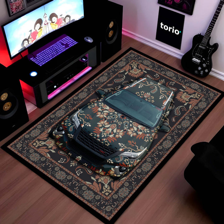 Artistic Floral Printed Area Rug