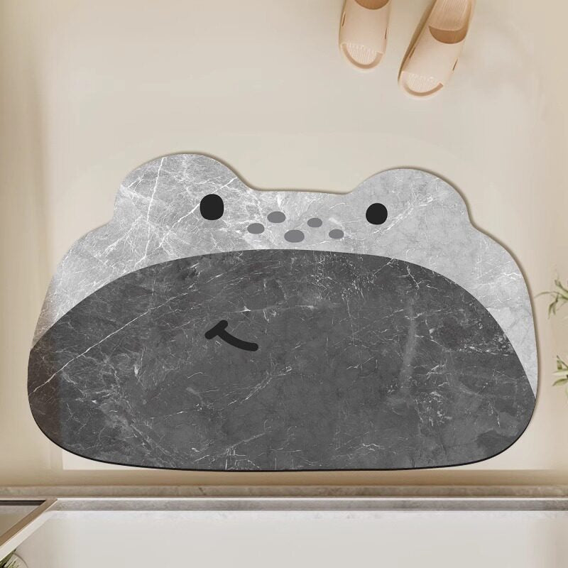Cute Animal-Themed Bathroom Mat