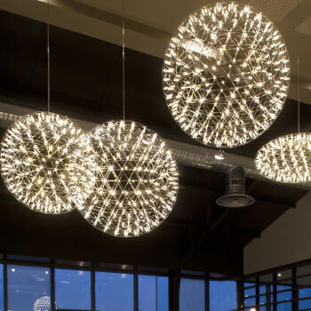 Sphere-Shaped Pendant Light