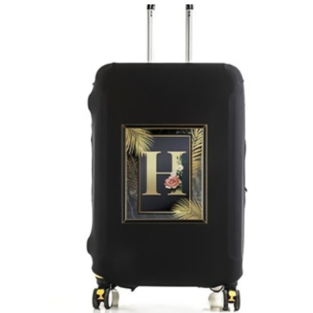 Women's Hard Shell Suitcase with Luxurious Flower Design Kalsten