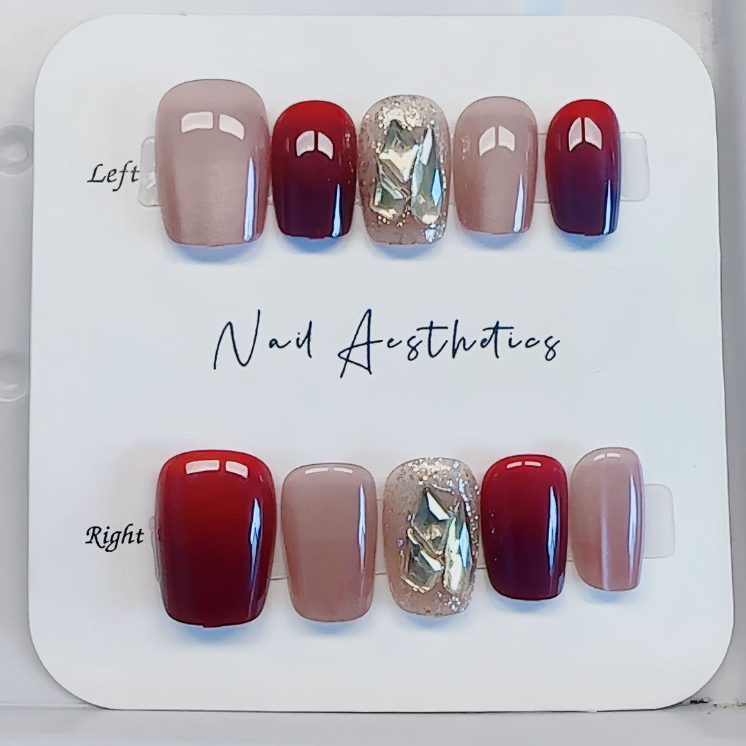 Elegant Press-On Nail Design Kalsten