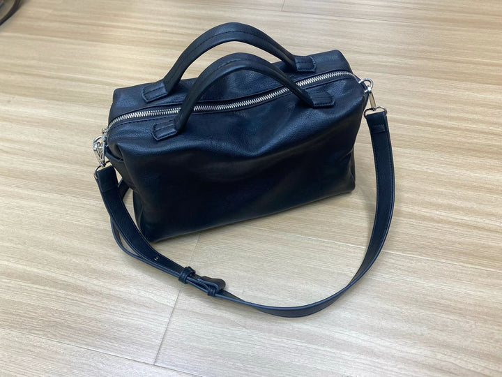 Premium Leather Handheld Satchel