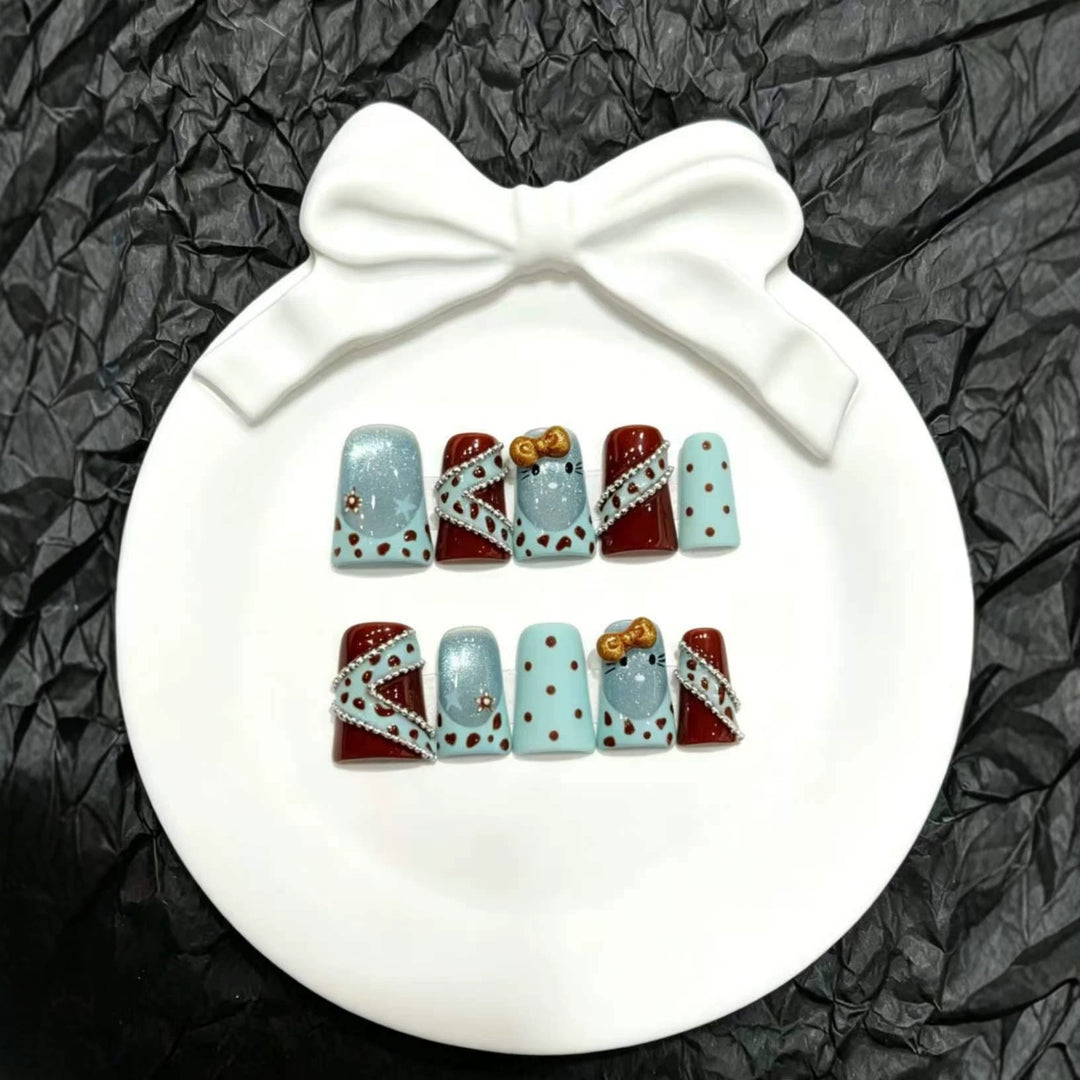 Creative Themed Press-On Nails